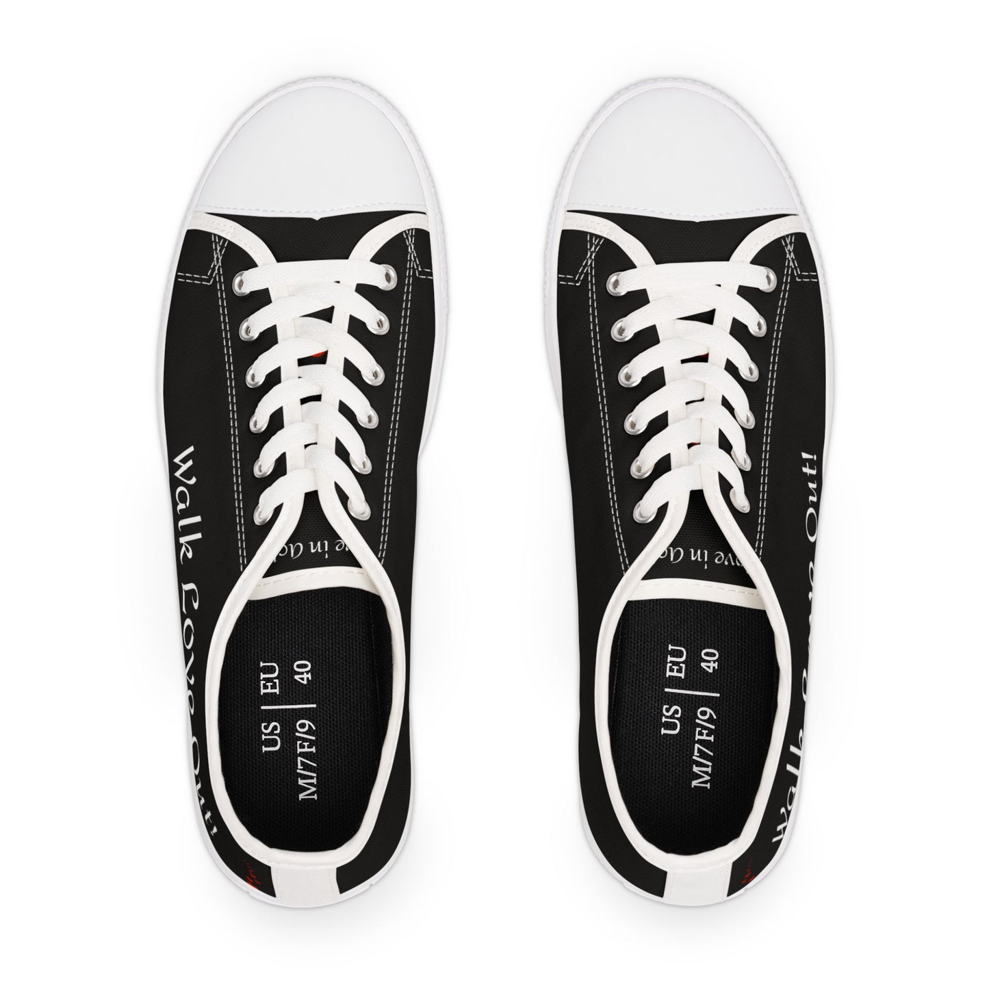 Walk Love Out! – Women's Low Top Sneakers