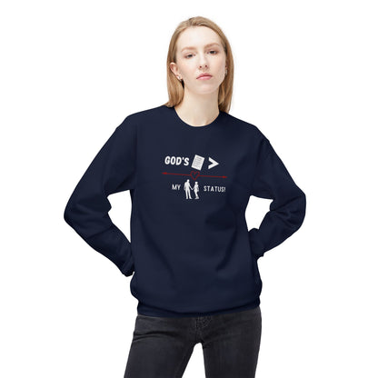 God’s Plan Crewneck Sweatshirt – Unisex Midweight Fleece