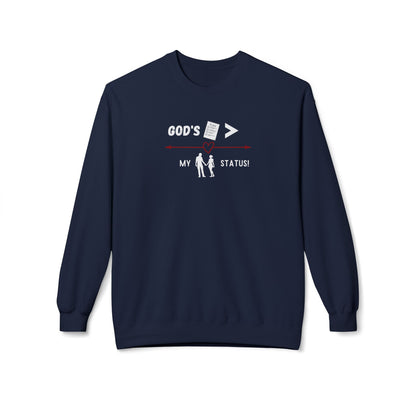 God’s Plan Crewneck Sweatshirt – Unisex Midweight Fleece